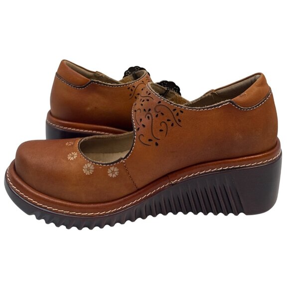 L’artiste By Spring Step Footlight Mary Jane Wedge Size 36 - Picture 2 of 10